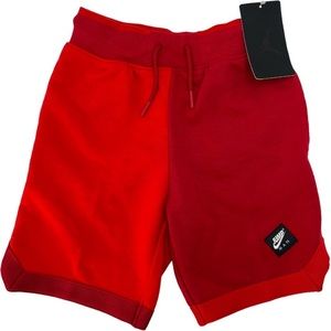 JORDAN Jumpman FT Red Gym Shorts kids Sz 6-7 yrs old